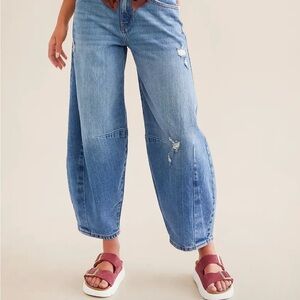 KanCan Blue Flare Wide Leg Jeans High-Rise